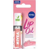 Nivea Hidratante Labial Lip Oil Brilho Nutritivo Rosé 5,5ml