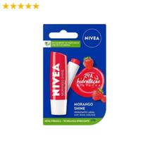 NIVEA Hidratante Labial Morango Shine - 4,8g