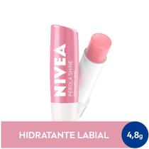 NIVEA Hidratante Labial Shine Hidratação Profunda 4,8 g Pérola