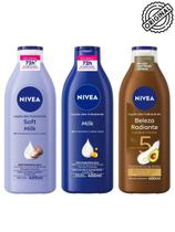 Nivea Hidratante Milk+ Soft Milk+ Beleza Radiante 400ml Cada Nivea Hidratante Milk+ Soft Milk+ Beleza Radiante 400ml Cada