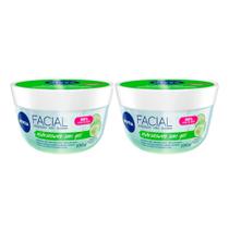 NIVEA Kit com 2 Unidades Hidratante Facial Gel Fresh 100g