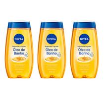 NIVEA Kit com 3 Sabonetes Líquidos Óleo de Banho