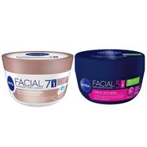NIVEA Kit Creme Hidratante Facial 7 em 1 Beleza Radiante 100g + Creme Hidratante Facial Noturno 100g NIVEA Kit Creme Hidratante Facial 7 em 1 Beleza Radiante 100g + Creme Hidratante Facial Noturno 100g
