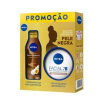 Nivea Kit Locao Deo-Hidratante Beleza Radiante Pele Negra 200ml + Creme Facial 100g 4006000041131 COT