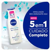 Nivea Loção Deo-Hidratante Lotion Express 200ml Hidratação Profunda 72h Toque Suave