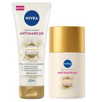 Nivea Luminous 630 Kit - Sérum Óleo Corporal Antiestrias + Creme Corporal Antimarcas