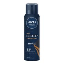 NIVEA MEN Antitranspirante Aerossol Deep Amadeirado MaxxTech 150ml