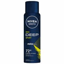 NIVEA MEN Antitranspirante Aerossol Deep Sport MaxxTech Carvão Ativado NIVEA MEN Antitranspirante Aerossol Deep Sport MaxxTech Carvão Ativado