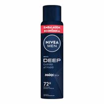 NIVEA MEN Antitranspirante Aerossol Deep Sport MaxxTech Carvão Ativado NIVEA MEN Antitranspirante Aerossol Deep Sport MaxxTech Carvão Ativado