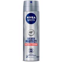 Nivea men desodorante aerossol silver protect com 150ml - BEIERSDORF