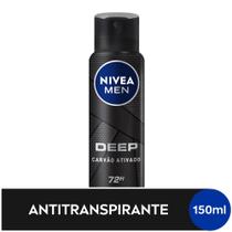 NIVEA MEN Desodorante Antitranspirante Aerossol Deep Original 150ml