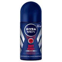 Nivea men desodorante roll-on dry impact com 50ml - BEIERSDORF