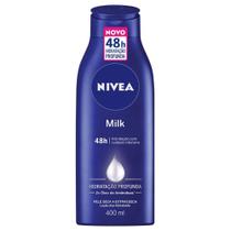 Nivea milk creme hidratação profunda com 400ml