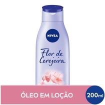 NIVEA Óleos Essenciais Flor de Cerejeira e Óleo de Jojoba Maciez e Brilho 200ml