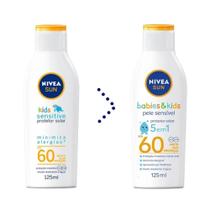 Nivea Sun FPS60 Kids Sensitive Pure 125ML