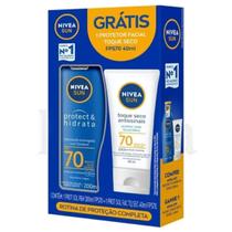 NIVEA SUN Protetor Solar Facial Protect &amp Hidrata FPS70