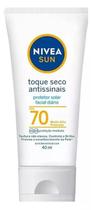 Nivea Sun Protetor Solar Facial Seco Antissinais Fps70 40ml