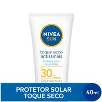 NIVEA SUN Protetor Solar Facial Toque Seco Antissinais FPS30 40ml