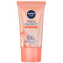 NIVEA SUN Protetor Solar Facial Tripla Proteção Loção Antiacne FPS 50 40ml