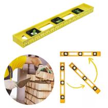 Nível 3 Bolhas E Régua De Prumo 40 Cm Reforma E Construção Nível 3 Bolhas E Régua De Prumo 40 Cm Reforma E Construção