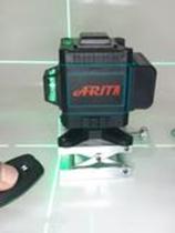 Nível a laser 12 linha Verde Auto Nivelamento 2 Bateria Recarregável de Lítio - Arita