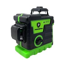 Nível a Laser 12 Linhas Pracmanu - Verde, Auto-nivelamento, Horizontal e Vertical