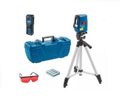 Nível À Laser 15m + Trena À Laser 30m + Tripé + Óculos Bosch