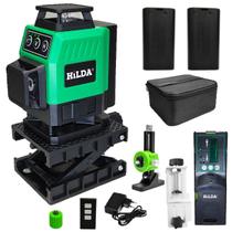 Nível A Laser 16 Linhas 2 Baterias Com Receptor De Linha A Laser, Suporte De Parede Magnético, Base Elevatória Nível A Laser 16 Linhas 2 Baterias Com Receptor De Linha A Laser, Suporte De Parede Magnético, Base Elevatória