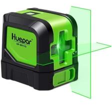 Nível a laser 2 linhas verde 30m - Auto Nivelamento - Huepar 9011G