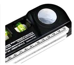 Nível A Laser 3 Linhas C/ Trena E Régua Nivelador