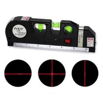 Nível a Laser 3 Linhas e Trena Régua Nivelador Profissional Nível a Laser 3 Linhas e Trena Régua Nivelador Profissional