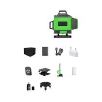 Nível a Laser 360° com 8/12/16 Linhas - Bateria 3000mAh - Autonivelante