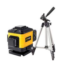 Nível a Laser 3D 12 Linhas com Tripé Profissional Autonivelante Recarregável Alta Precisão Nível a Laser 3D 12 Linhas com Tripé Profissional Autonivelante Recarregável Alta Precisão