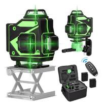 Nível A Laser 4d 16 Linhas Verde Digital C/ Controle Remoto