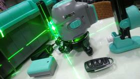 Nível á laser Arita 12 linhas verde 360 com 02 Bat e acessórios