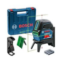 Nível à Laser Bosch GCL 215/GCL 215 G Combinado 15M a Pilha Linha e Ponto C/Maleta Suporte Rotativo e Acessórios Nivelamento em Geral Profissional