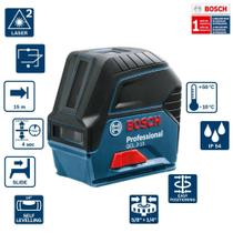 Nível à Laser Bosch GCL2-15 Alcance 15 Metros