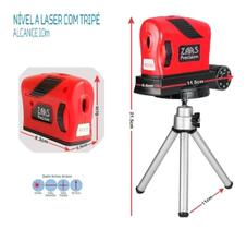 Nível A Laser Com Tripé Alcance 10 M Projeção Laser 4 Formas