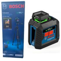 Nivel a laser de linha gll 2-20 g verde suporte bosch