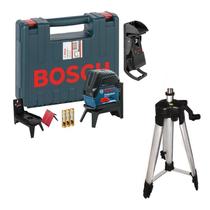 Nivel A Laser de linhas vermelhas Bosch Gcl215 15m + Tripé