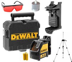 Nivel a Laser DeWalt DW088K Autonivelante com Tripe e Oculos Vermelho Maleta de Transporte Nivel a Laser DeWalt DW088K Autonivelante com Tripe e Oculos Vermelho Maleta de Transporte