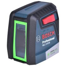 Nível a Laser GLL 2-12 G Linhas Cruzadas 12m Verde - Bosch