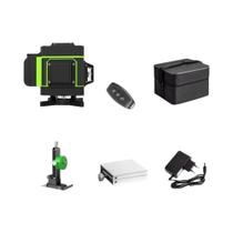 Nível a Laser Hilda 12 Linhas - 360° Horizontal e Vertical - Verde - Auto Nivelante