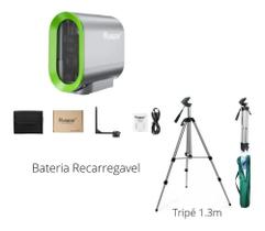 Nível A Laser Huepar 2linhas Verdes Y011g Bat Li-íon + Tripé