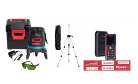 Nível A Laser Kress Professional 360 5 Linhas Verdes + Trena 100 metros +Tripé + Óculos