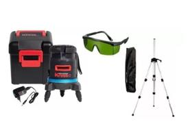 Nível A Laser Kress Professional Ki100s 360 5 Linhas Verdes + Tripé/óculos