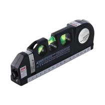 Nível a Laser Multifuncional Com Fita Métrica De 8FT E Réguas Métricas, Ferramenta De Laser De Linha
