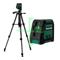Nível a Laser RockSeed Módulo Duplo Feixe Verde Tripé 120 cm Nível a Laser RockSeed Módulo Duplo Feixe Verde Tripé 120 cm