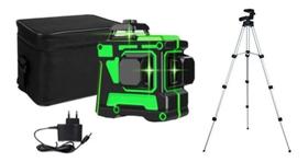 Nível A Laser Verde 12 Linhas 40 Metros + Bolsa + Tripé 1M
