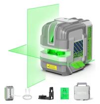 Nível a laser verde 2 linhas Profissional Huepar Pro GK011SG